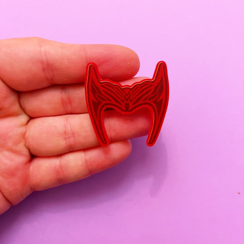 Wanda Witch Pin Brooch