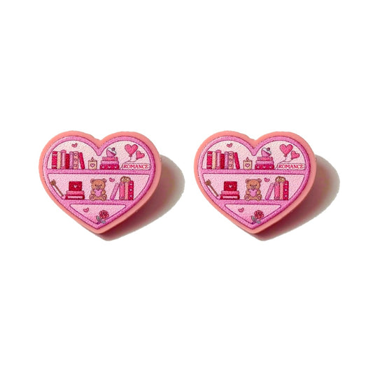 Sweetheart Bookshelf Post Earrings