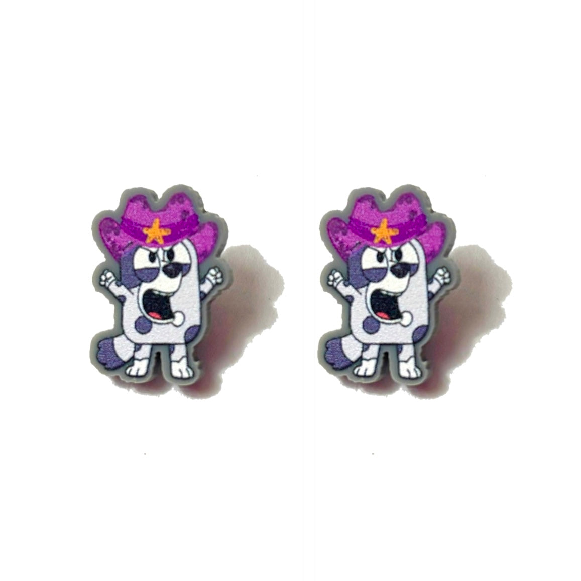 Cowgirl Muffin Post Earrings
