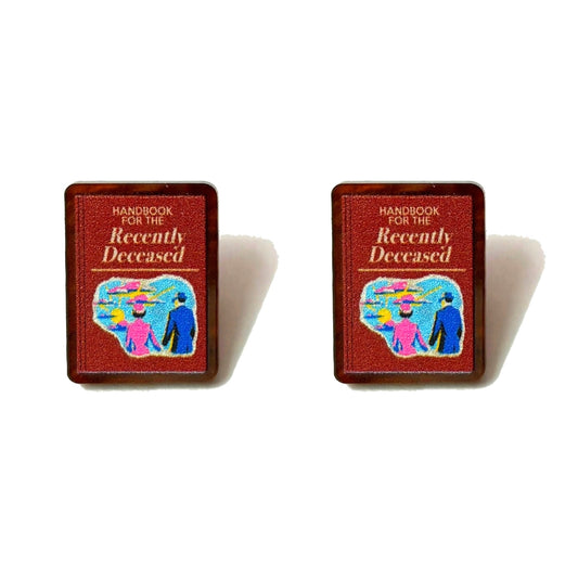 Handbook for the Recently Deceased Post Earrings