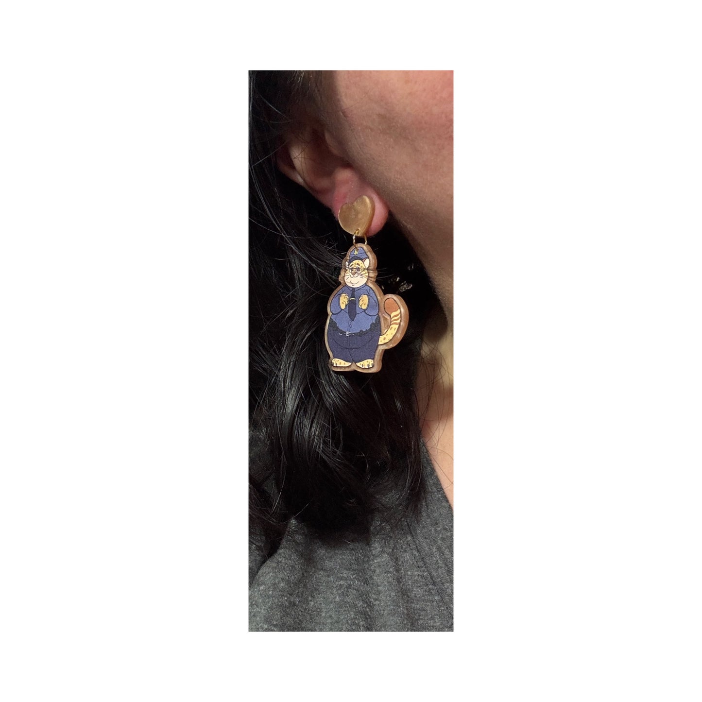 Clawhauser Drop Earrings