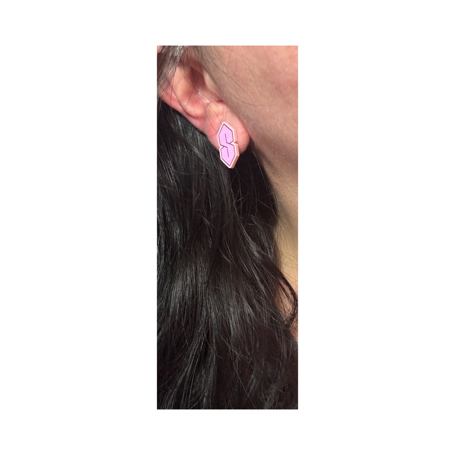 90s S Post Earrings