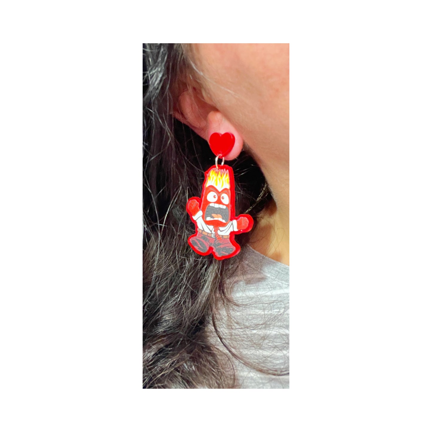 Anger Drop Earrings