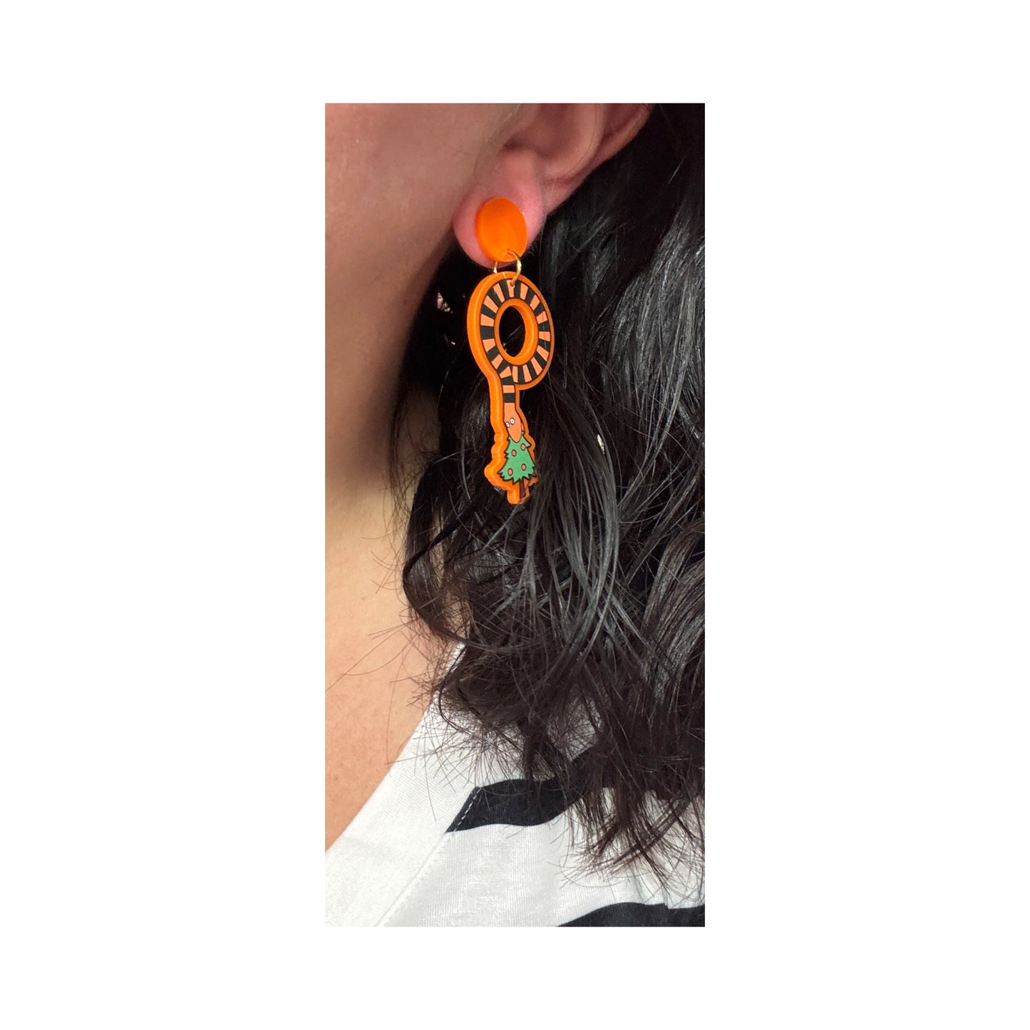 Nightmare Snake Drop Earrings