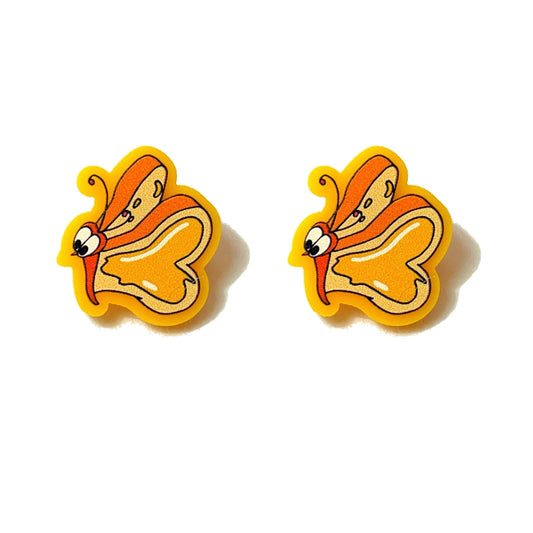 Bread & Butterfly Post Earrings