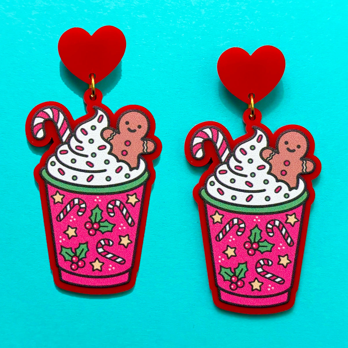 Festive Frappe Drop Earrings