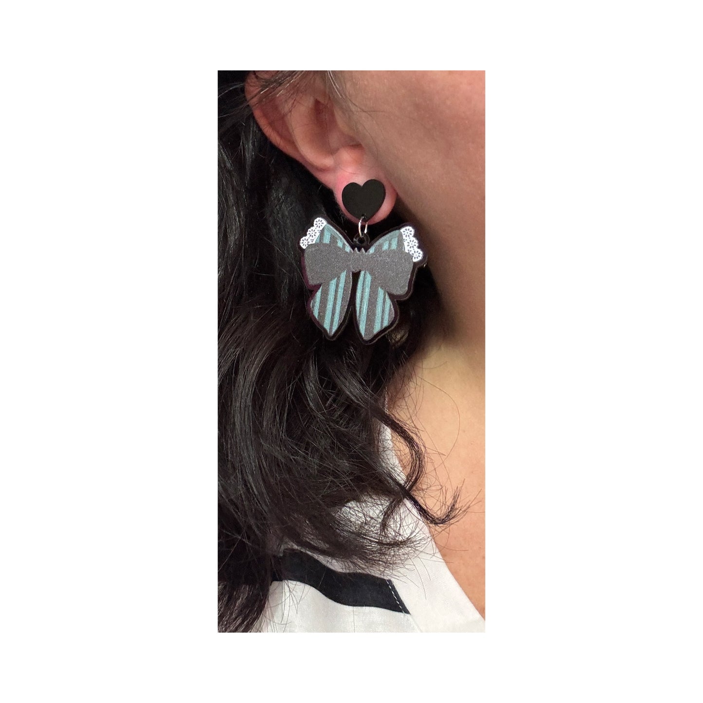 Mansion Maid Bow Drop Earrings