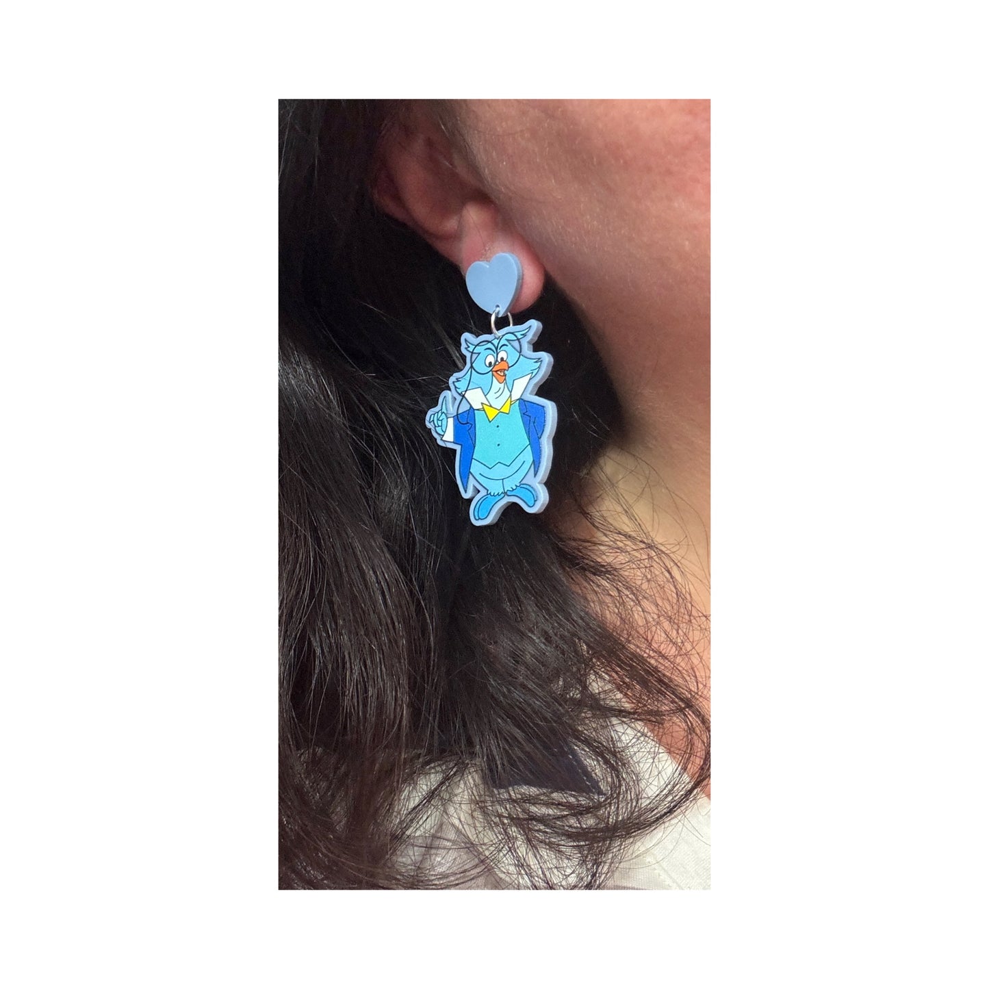 Owl Professor Drop Earrings