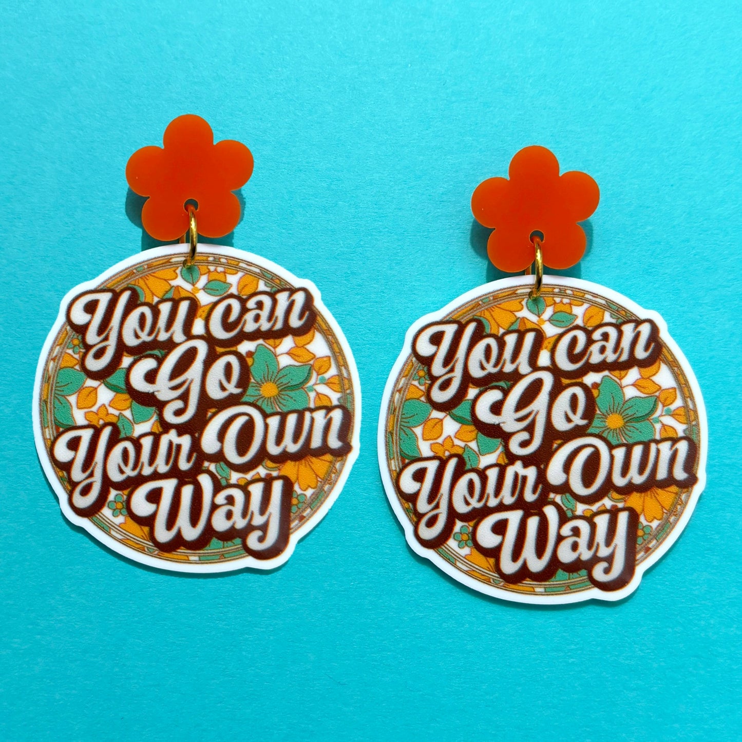 Go Your Own Way Drop Earrings
