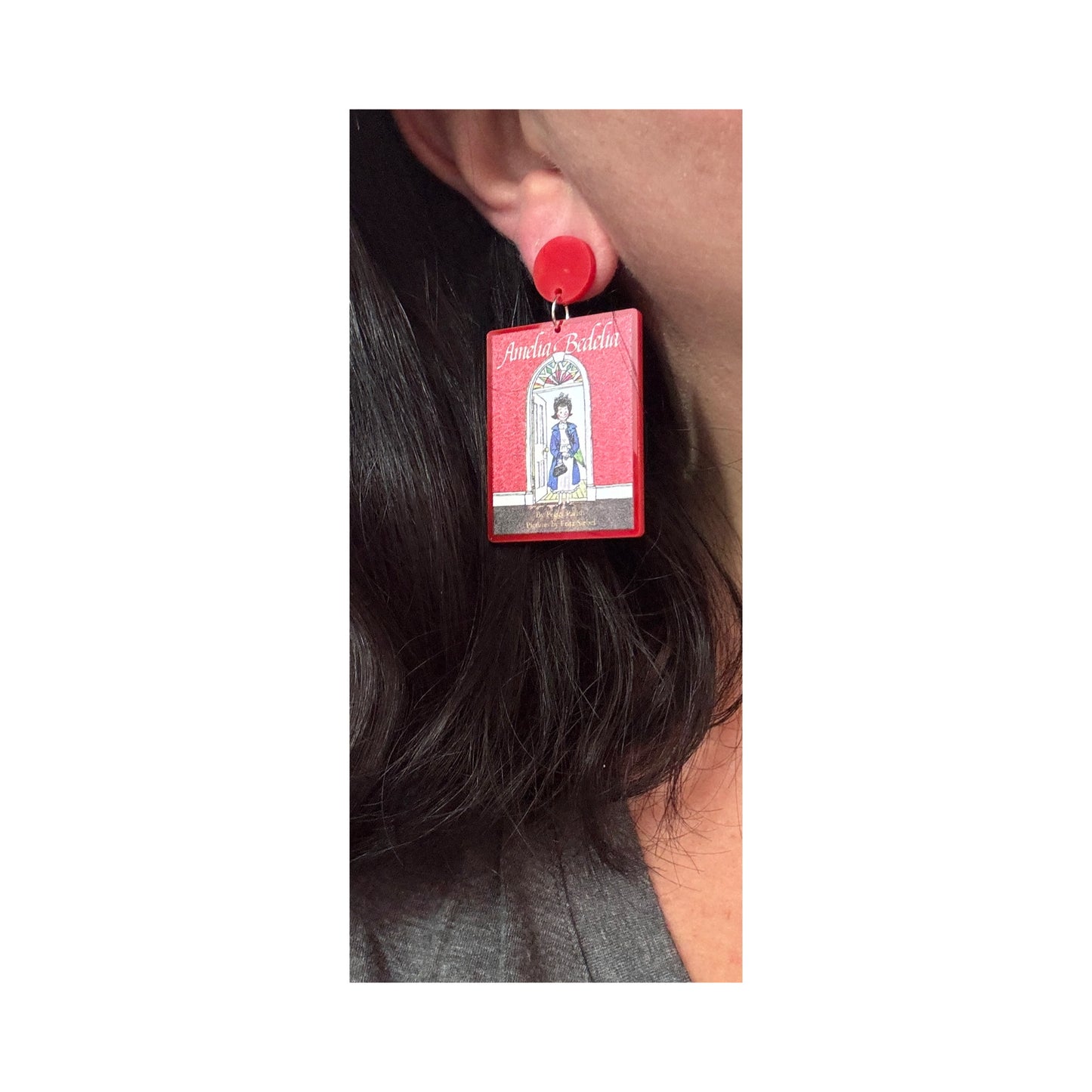 Amelia Bedelia Book Drop Earrings
