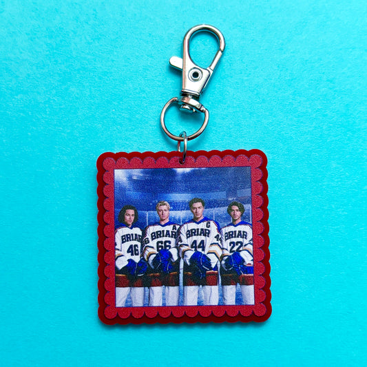 Briar Team Square Keychain