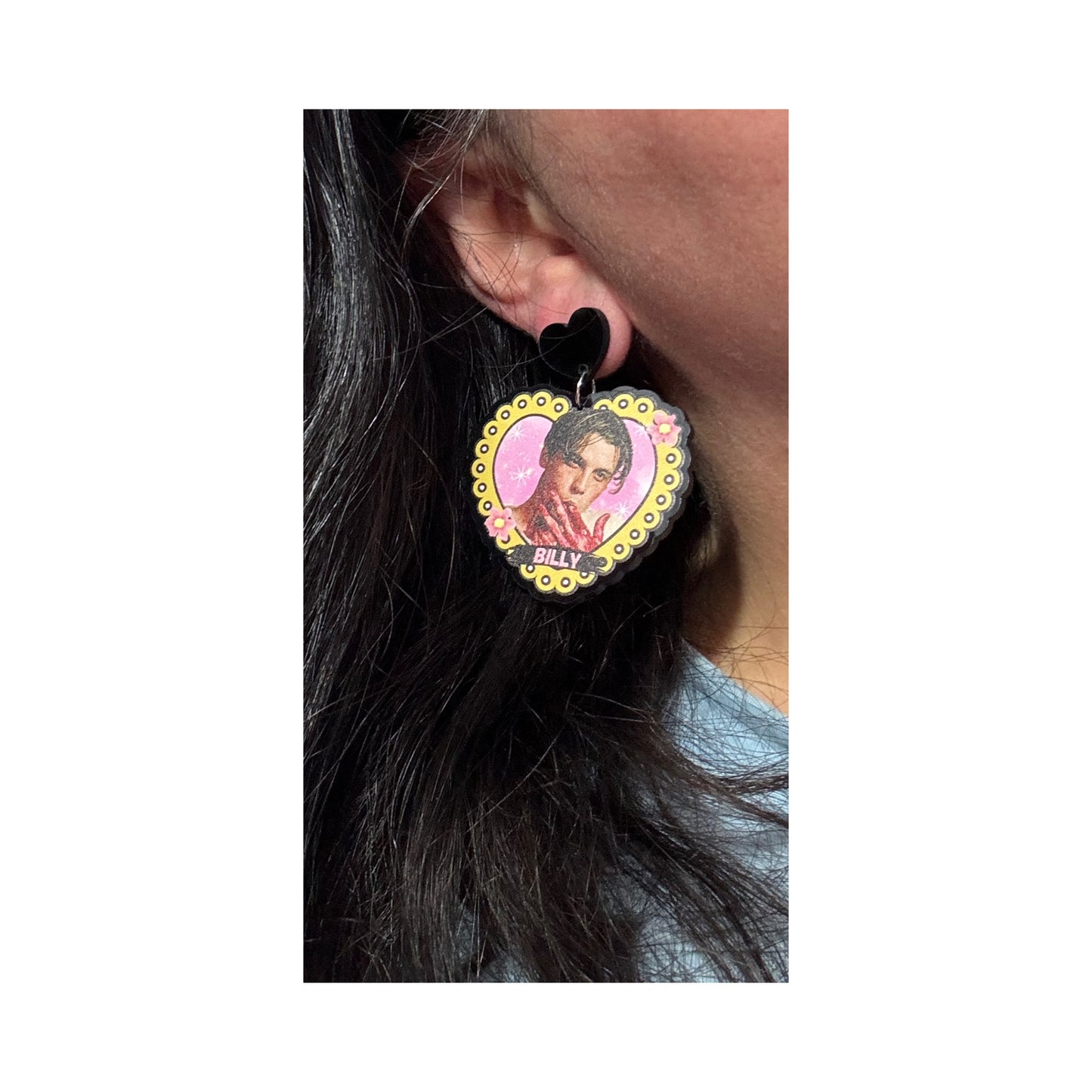 Billy & Stu Scream Heart Drop Earrings