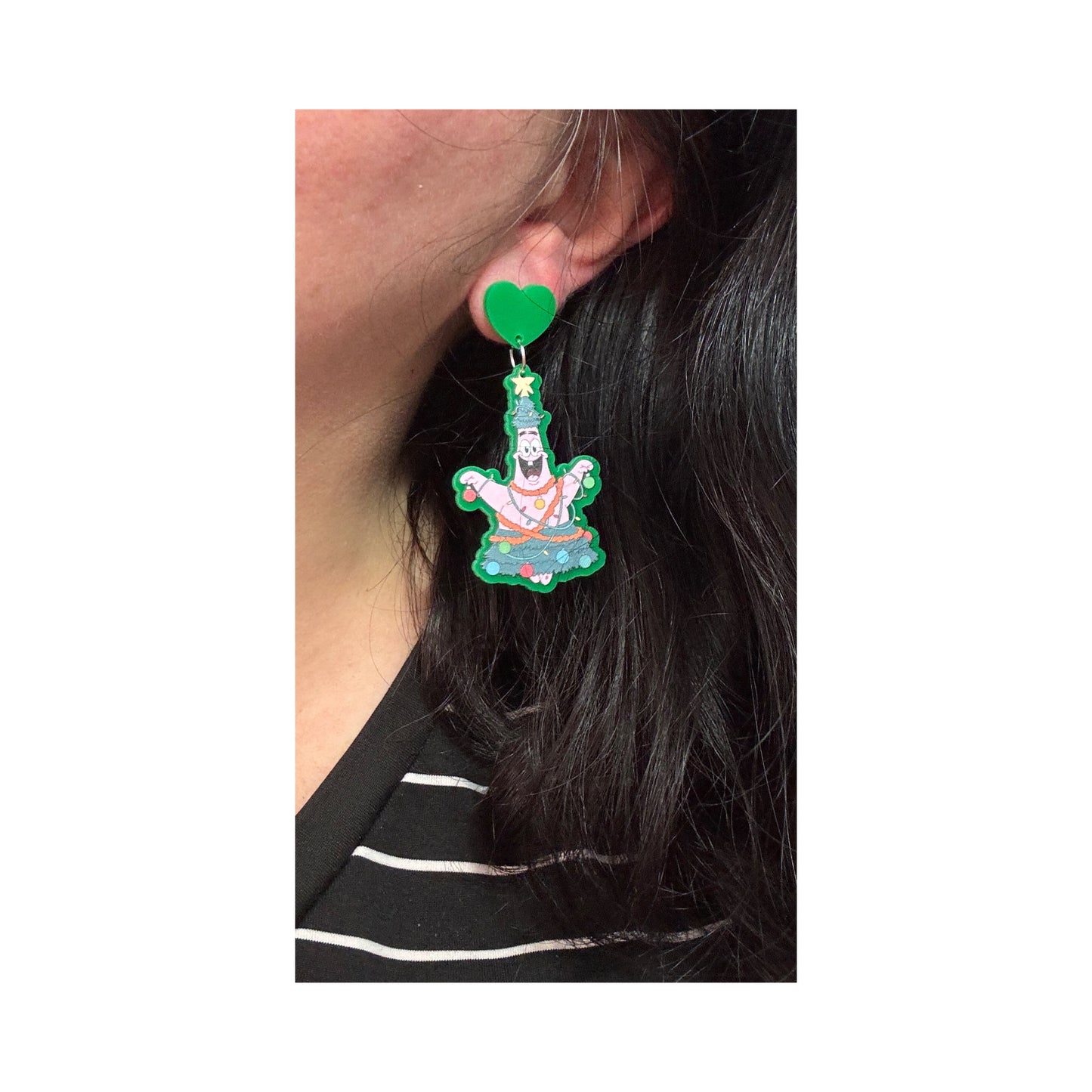 Christmas Bikini Bottom Buddies Drop Earrings