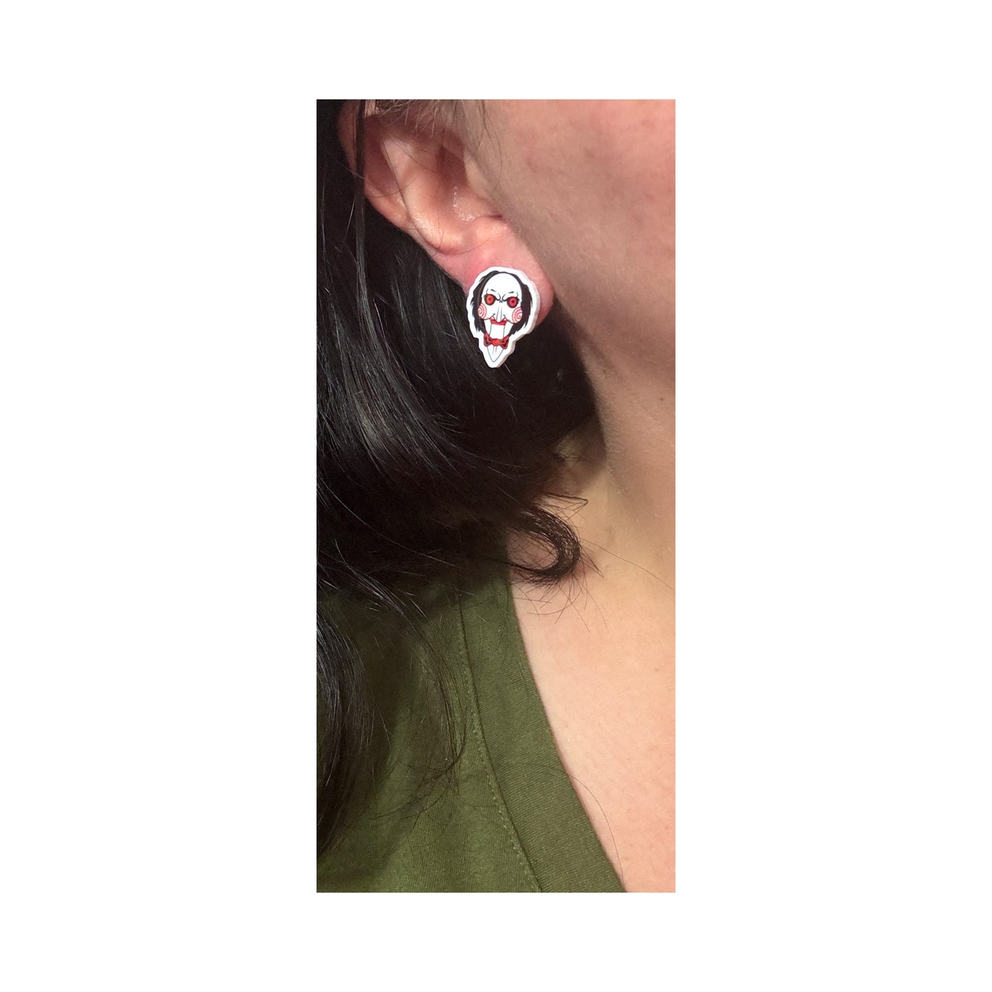 Jigsaw Post Earrings