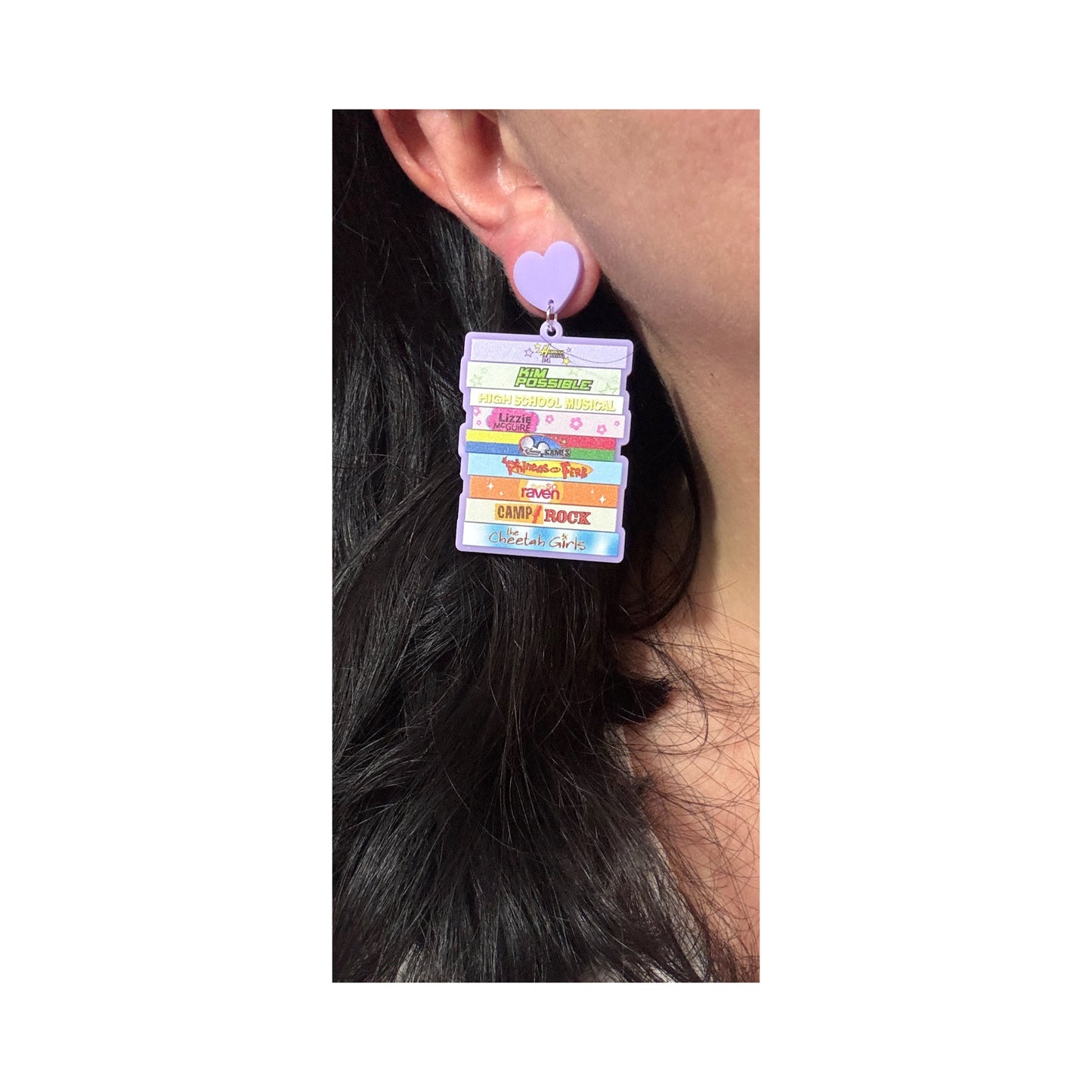 2000s Mouse TV Stack Drop Earrings