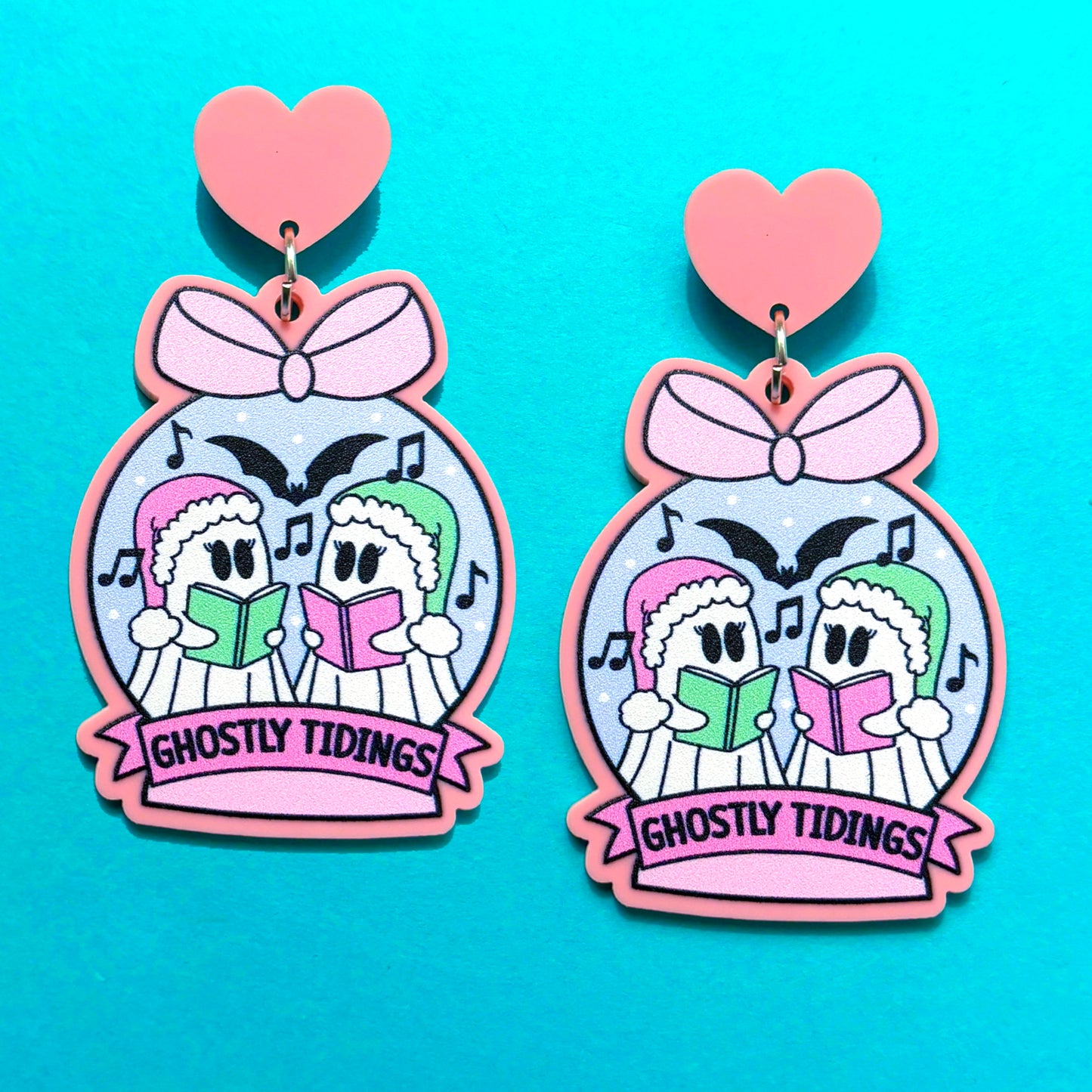 Ghostly Tidings Drop Earrings