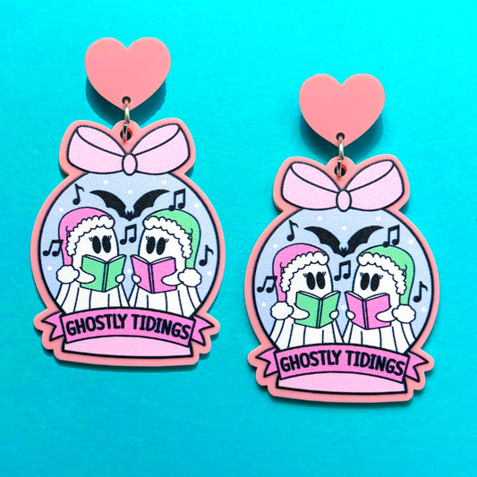 Ghostly Tidings Drop Earrings