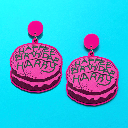 Happee Birthdae Drop Earrings