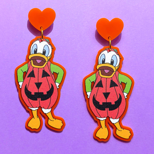 Pumpkin Park Duck Drop Earrings