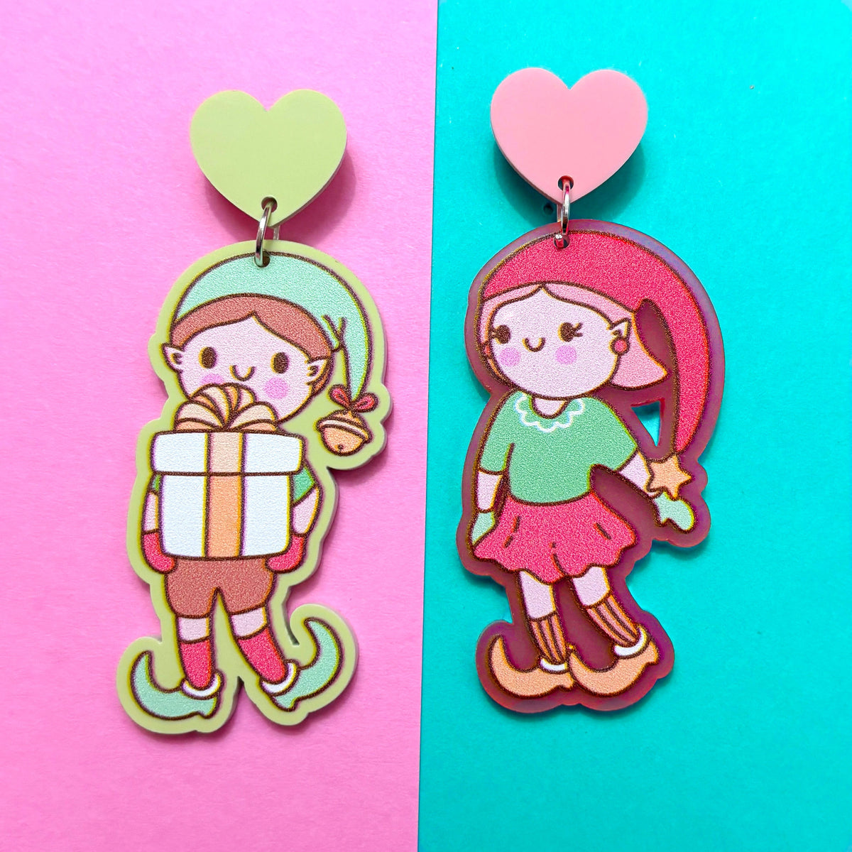 Elf Couple Cuties Drop Earrings
