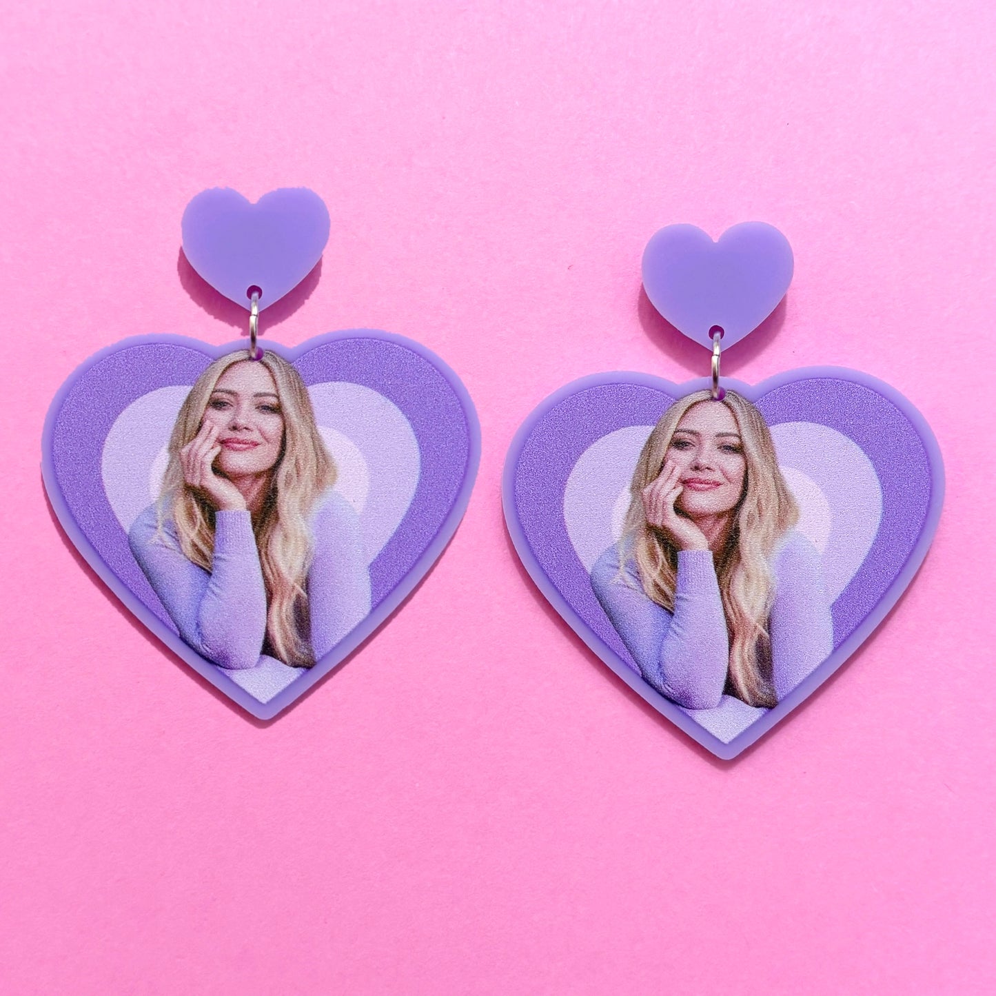 Hillary Heart Drop Earrings