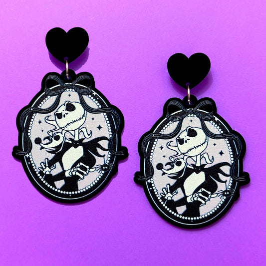 Jack Cameo Drop Earrings