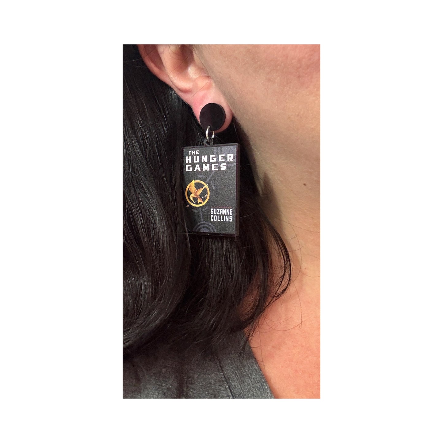 Hunger Games Book Drop Earrings