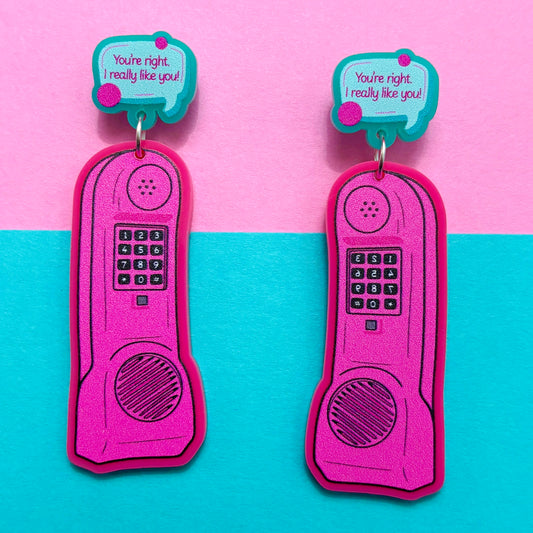 Dream Phone Drop Earrings