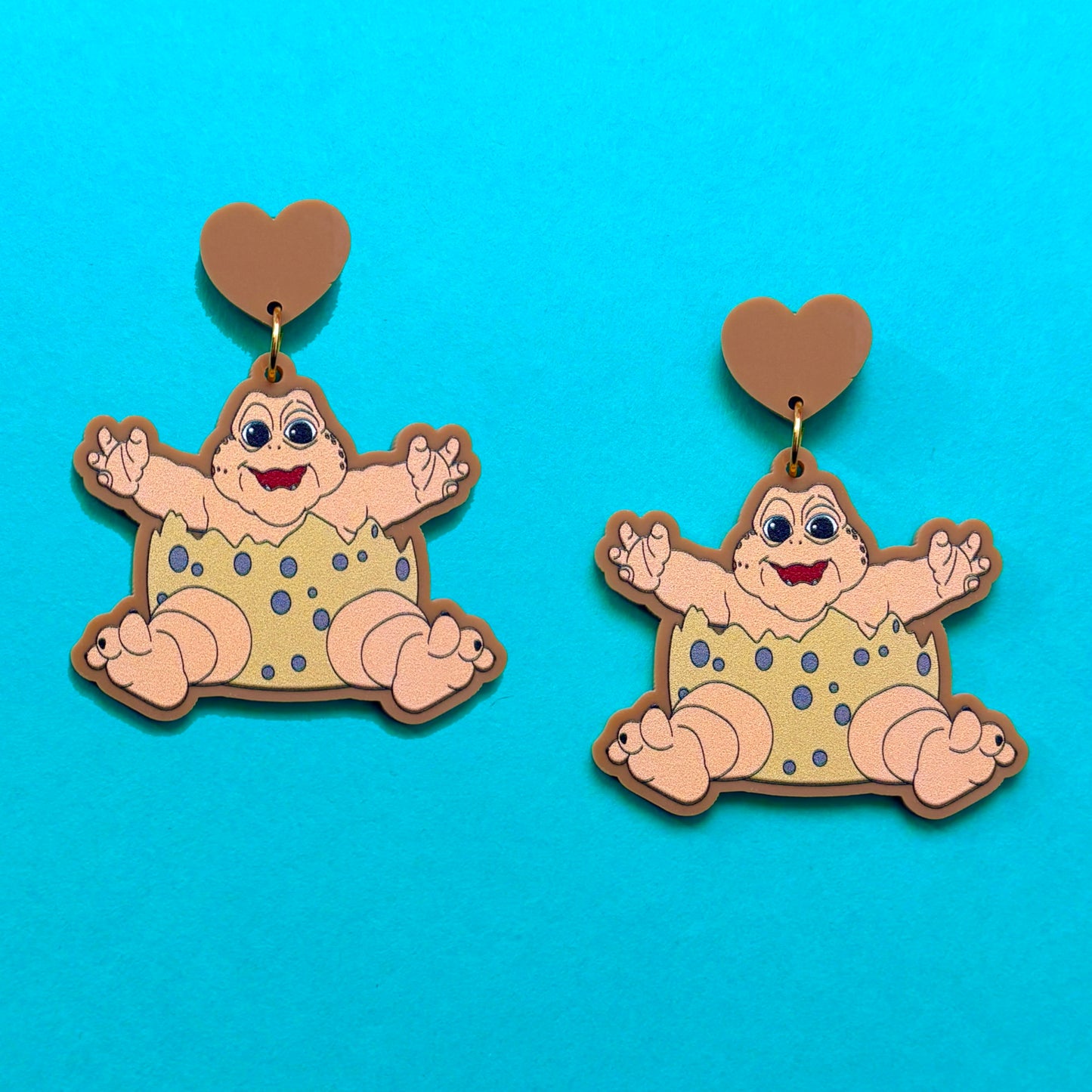 Baby Dino Drop Earrings