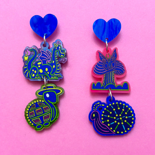 Electrical Parade Tiered Drop Earrings