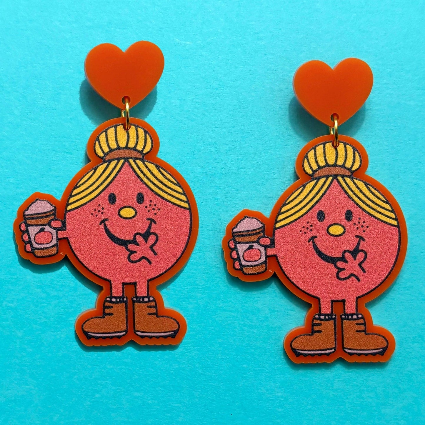 Little Miss Pumpkin Spice Drop Earrings