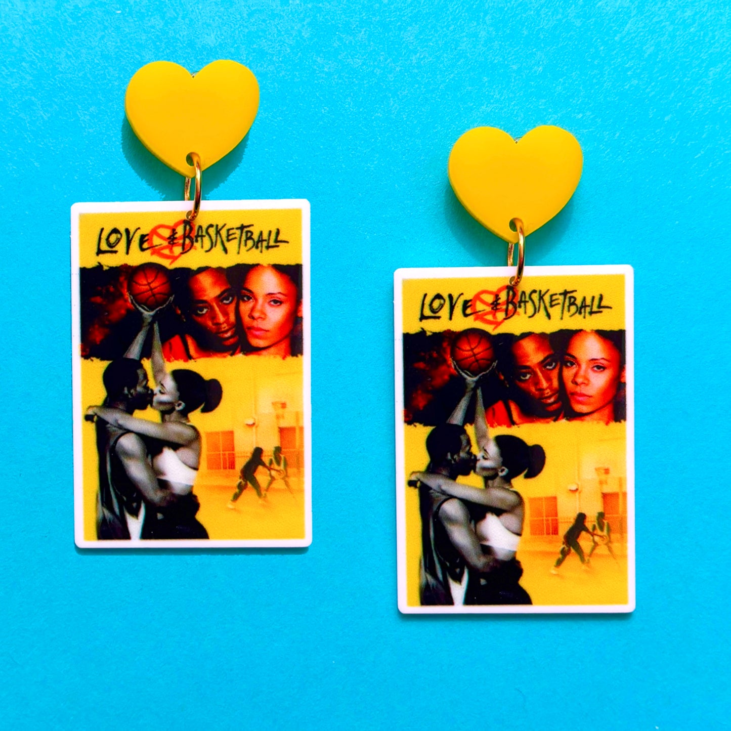 Love & Basketball Drop Earrings