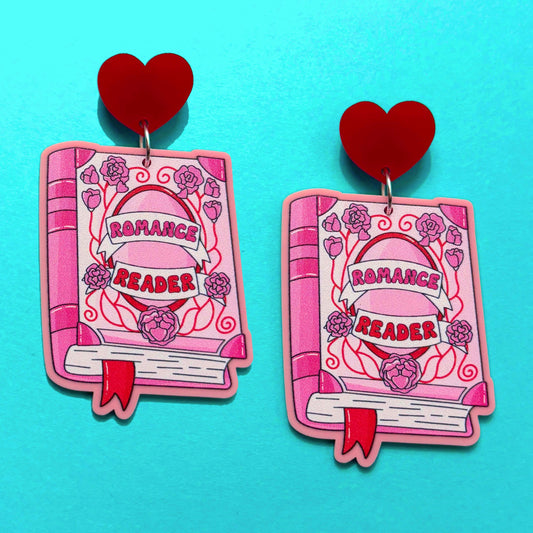 Romance Reader Book Drop Earrings