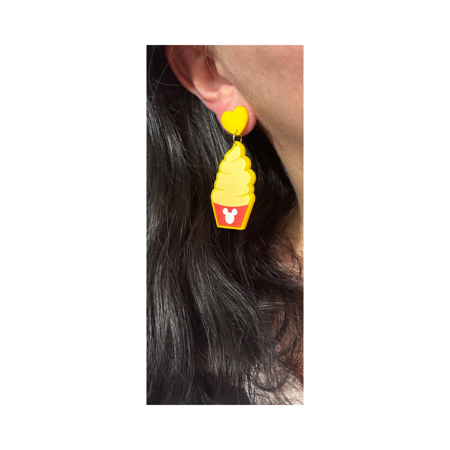 Pineapple Whip Drop Earrings - Slightly Flawed
