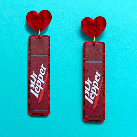 Soda Chapstick Drop Earrings