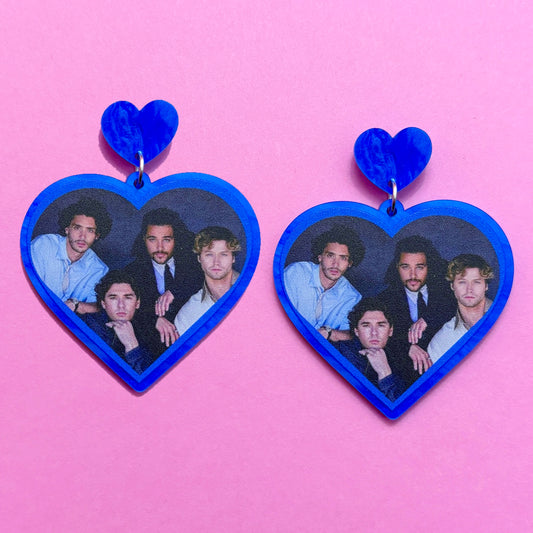 Briar Boys Heart Drop Earrings