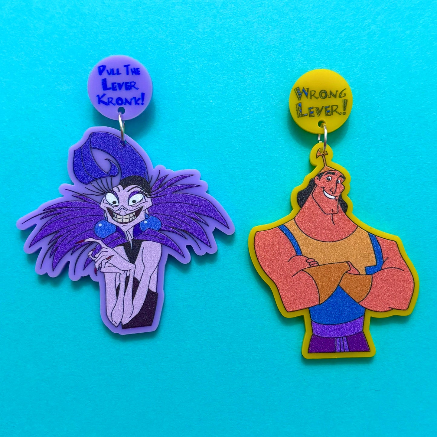 Pull The Lever! Drop Earrings