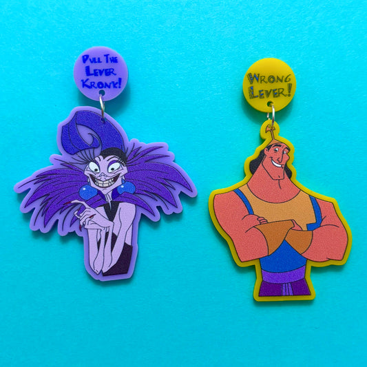 Pull The Lever! Drop Earrings