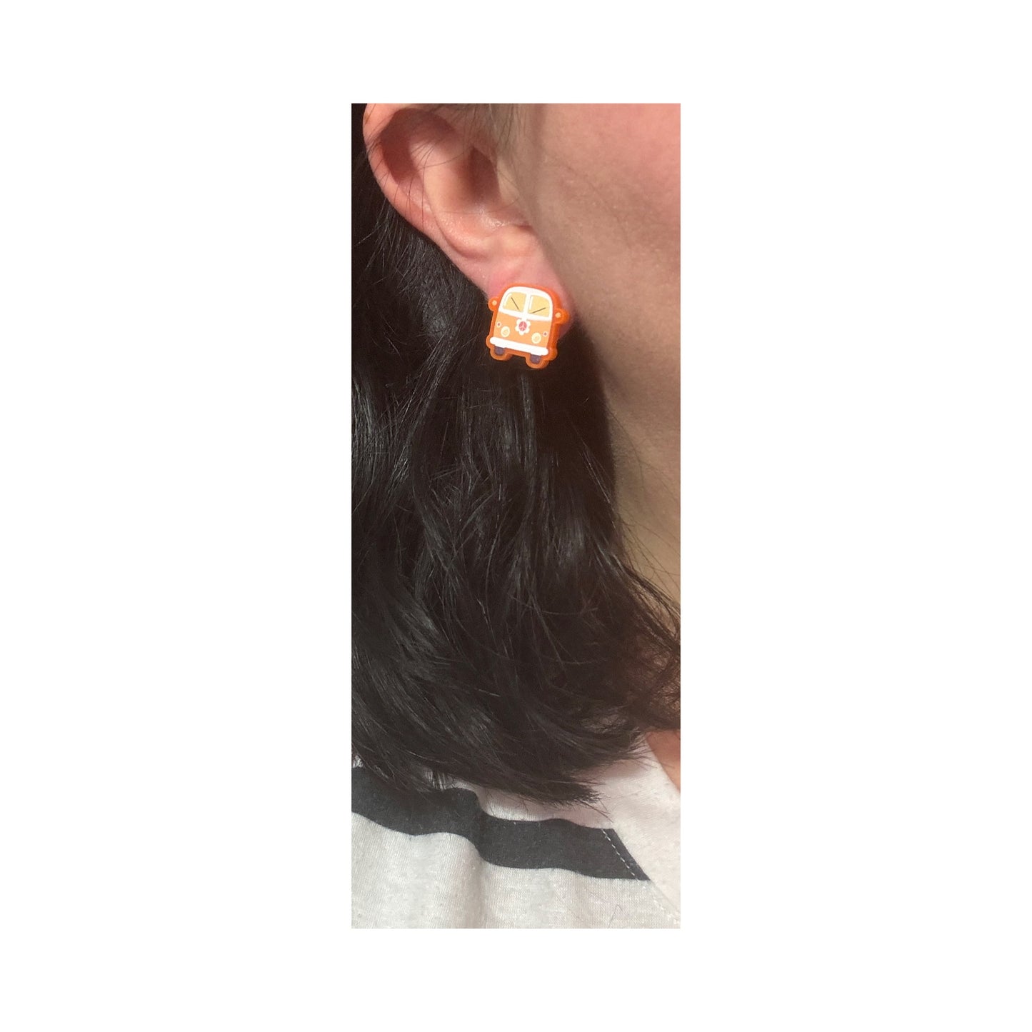 Flower Power Van Post Earrings