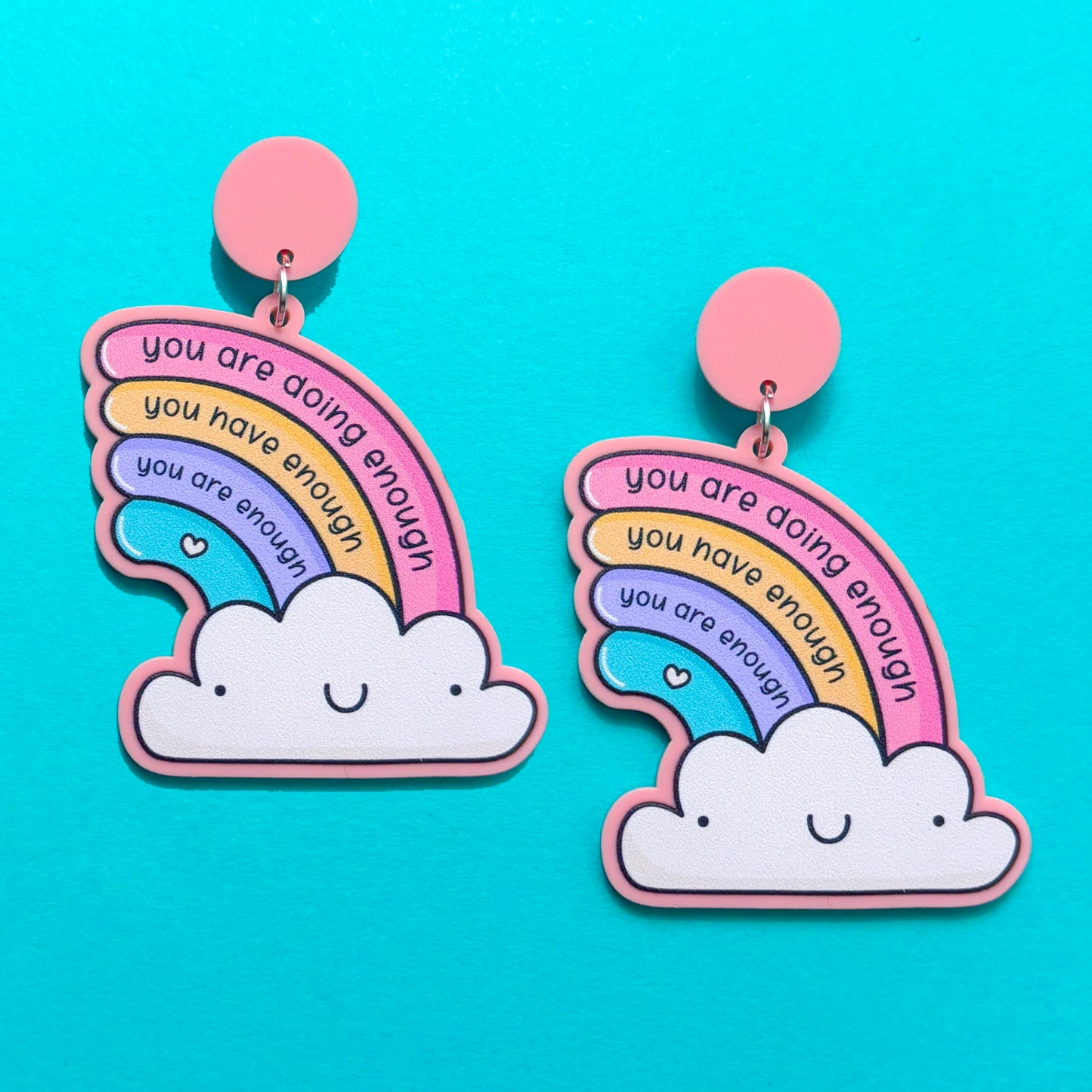 Affirmations Rainbow Drop Earrings