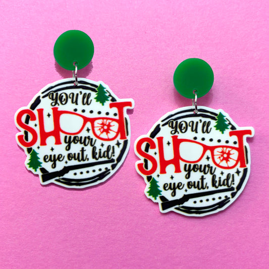 Shoot Your Eye Out Drop Earrings