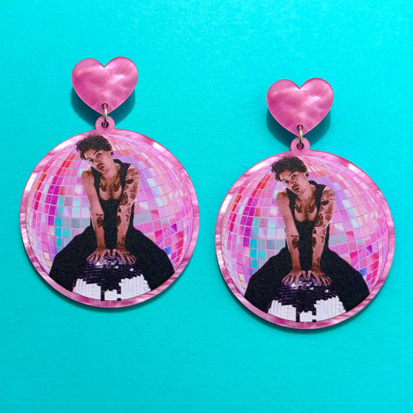 Harry Disco Ball Drop Earrings