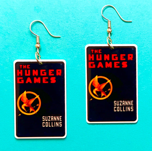 Hunger Games Book Drop Earrings
