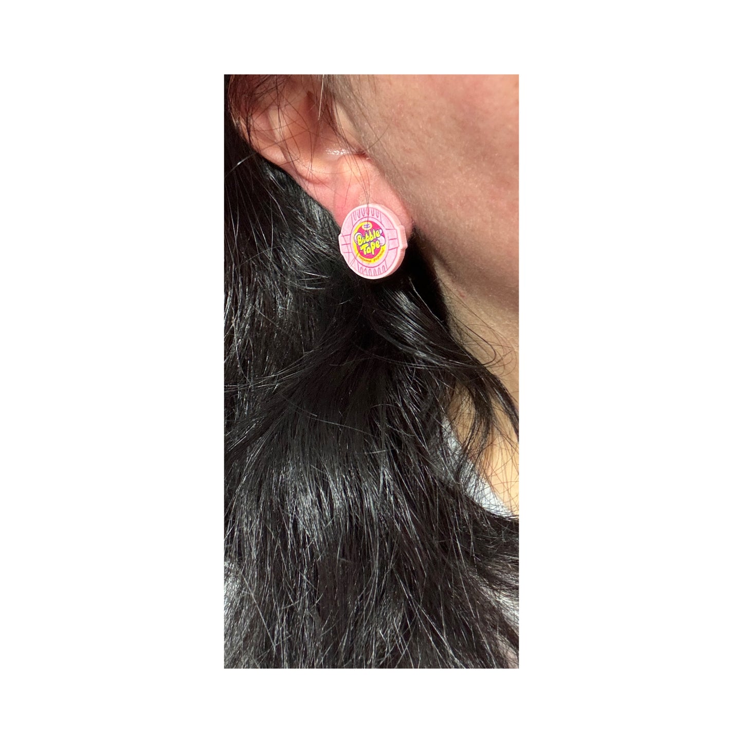 Bubble Tape Post Earrings