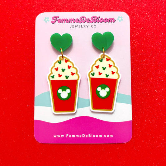 FREE GIFT - Mouse Holiday Frappe Drop Earrings