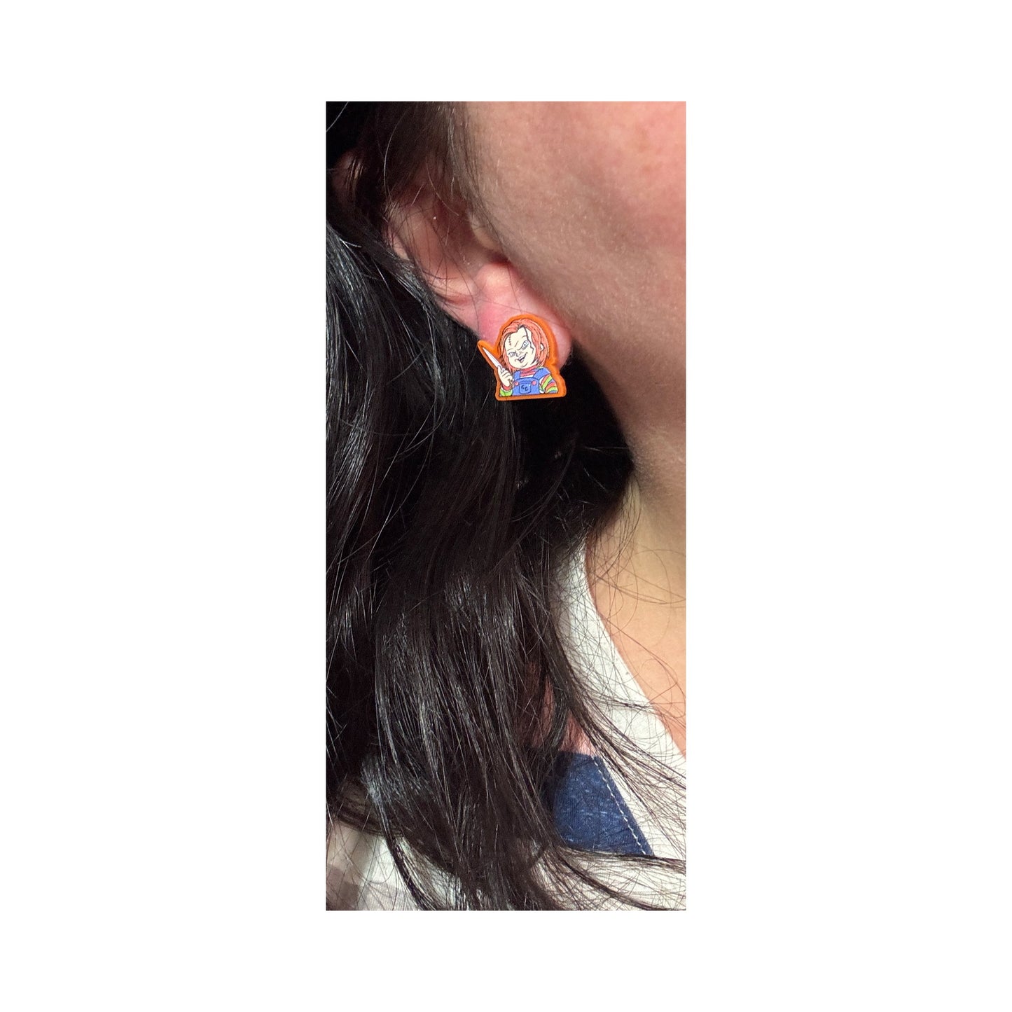 Good Guy Doll Post Earrings