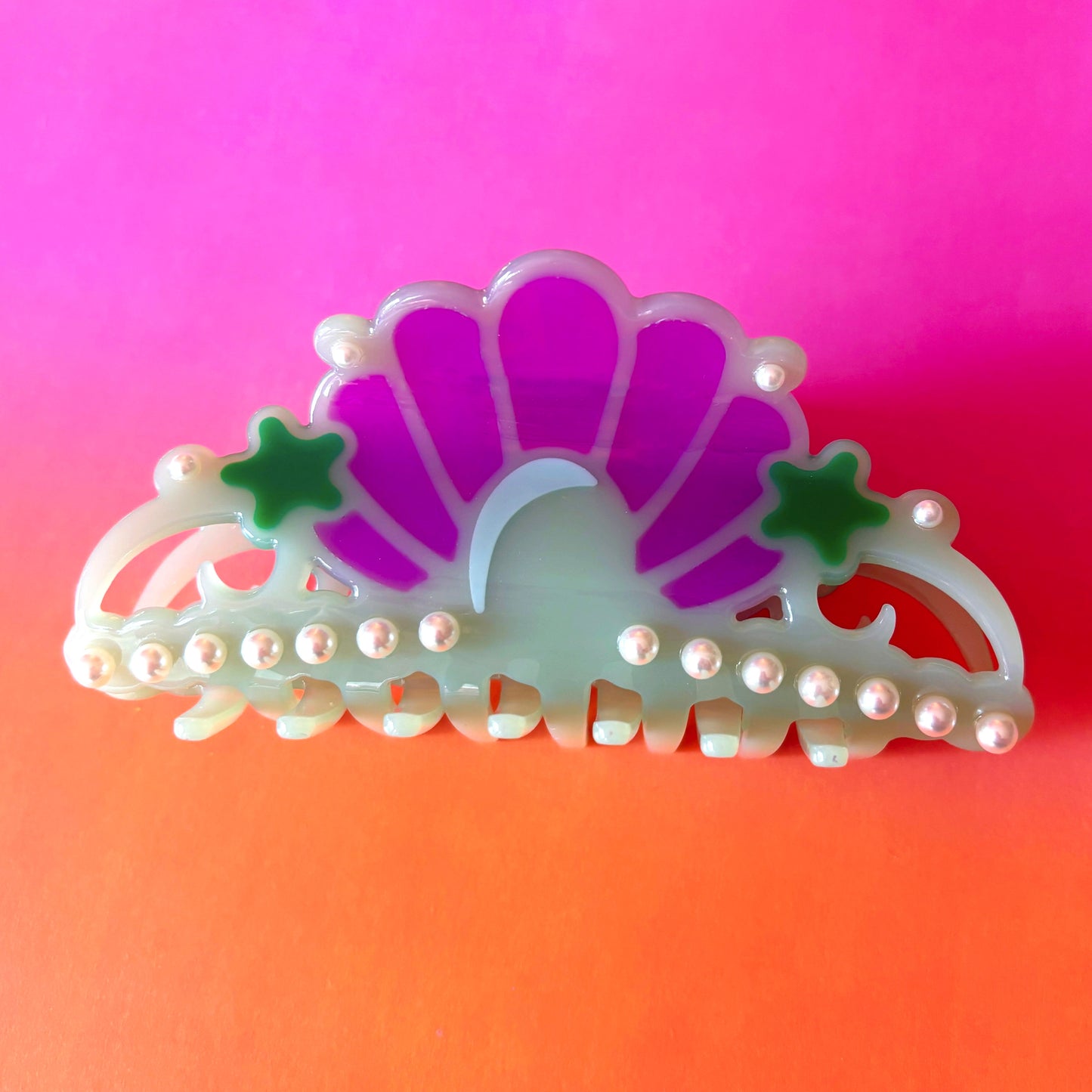 Mermaid Princess Crown Hair Claw