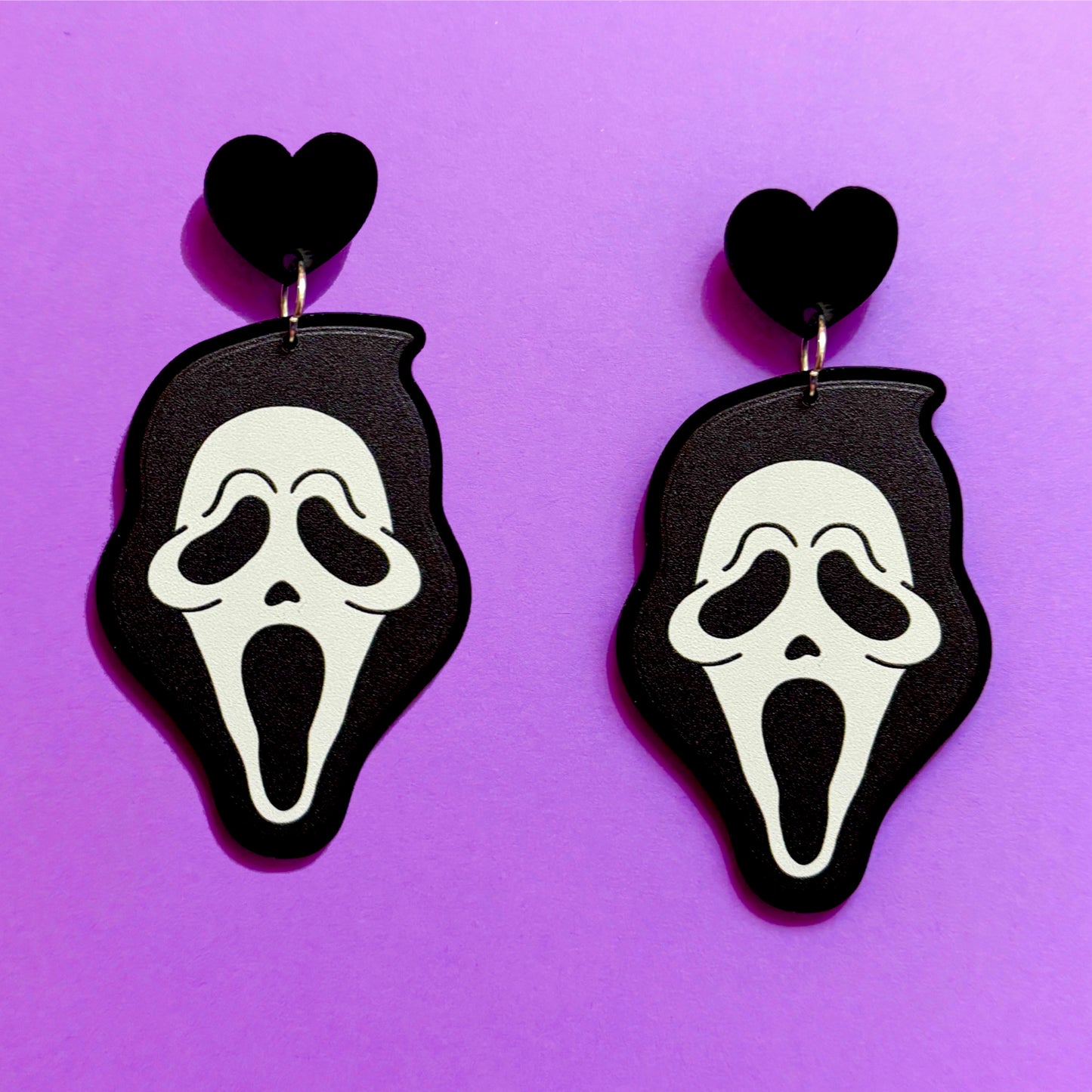 Ghostface Drop Earrings