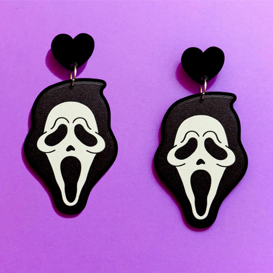 Ghostface Drop Earrings