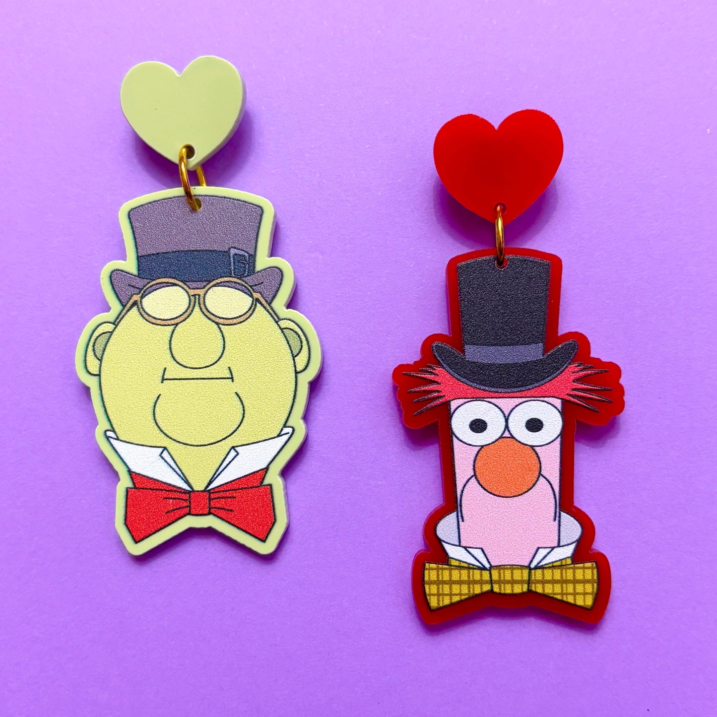 Christmas Bunsen Bros Drop Earrings